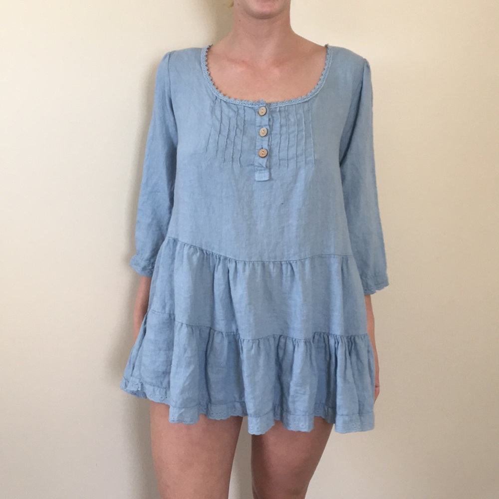 Blue Tunic Dress🐬